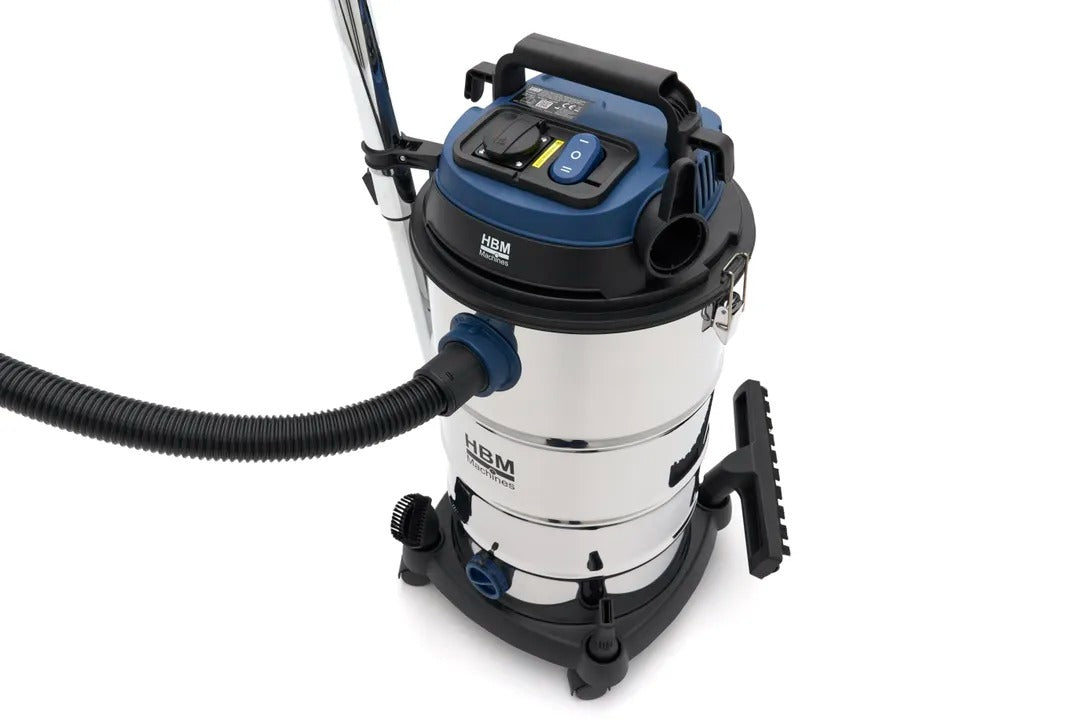 PROFESSZIONÁLIS NEDVES/SZÁRAZ PORSZÍVÓ, 1600 W, 40 LITERES KOMPAKT ÉS CSENDES HBM