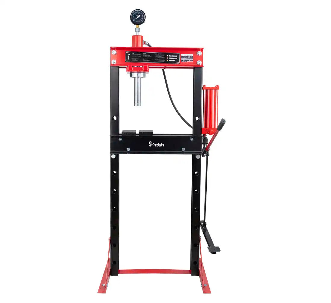 HIDRAULIKUS PRESS 20T DUPLA KÉZI VEZETŐ, LÁB H-370N REDATS