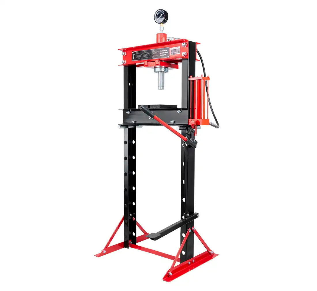 HIDRAULIKUS PRESS 20T DUPLA KÉZI VEZETŐ, LÁB H-370N REDATS