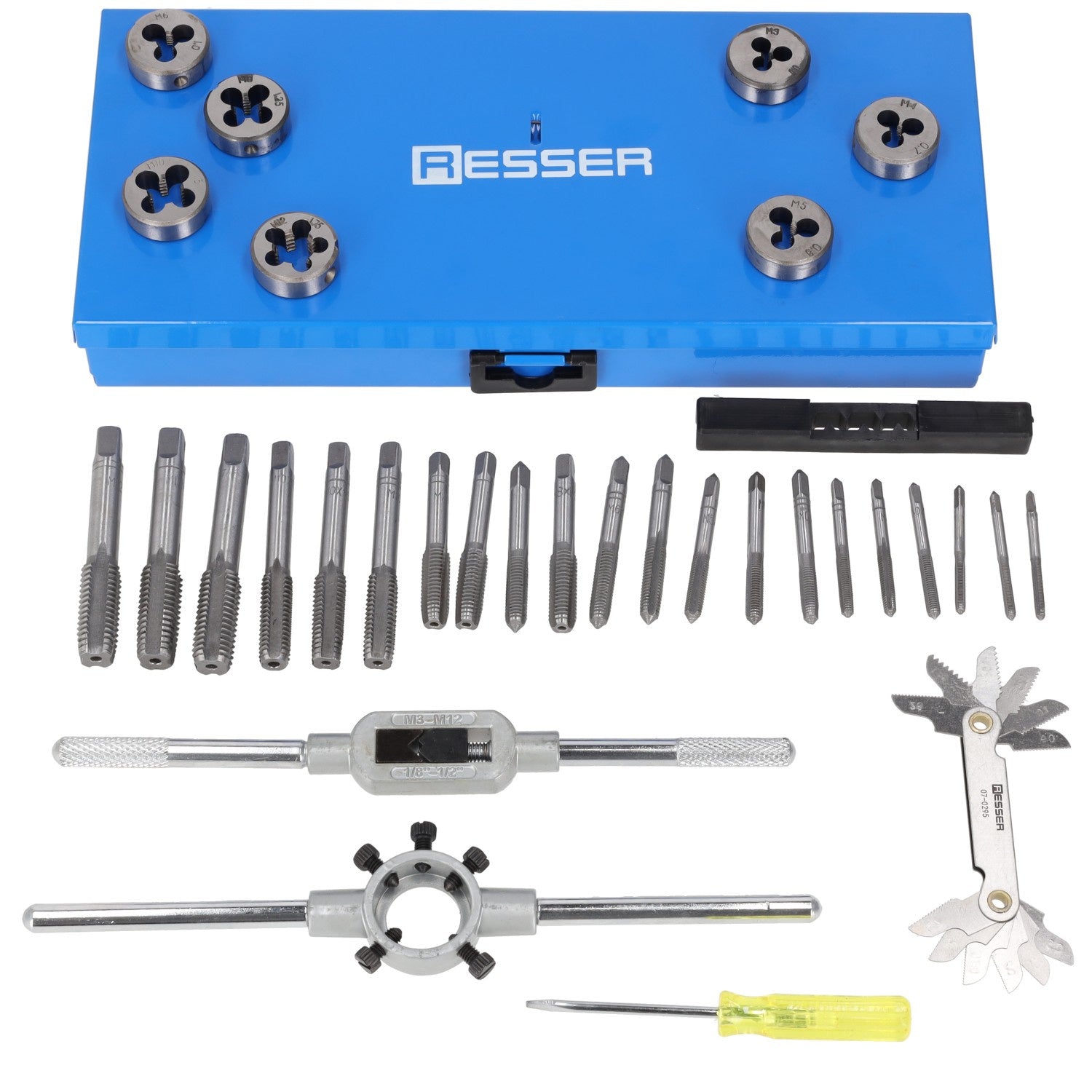 MENETFÚRÓ KÉSZLET M3-M12 32 DB RESSER