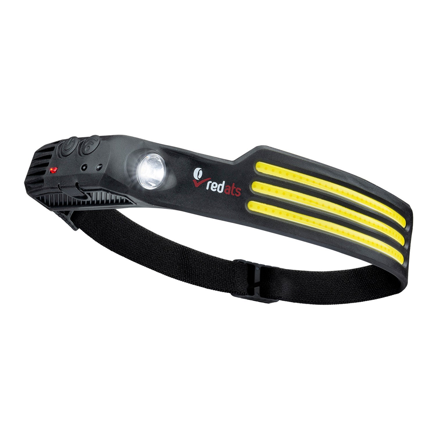 LED FEJLÁMPA FH-220 ÉRZÉKELŐVEL 3 LED SZALAG ÚJRATÖLTHETŐ 1200mAh