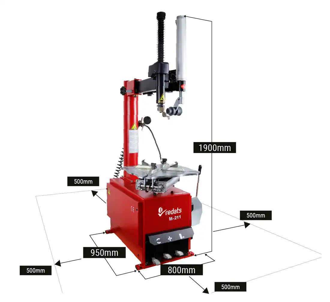 GUMISZERELŐ - KERÉKSZERELŐ GÉP FÉLAUTOMATA 24" 380V M-211 REDATS