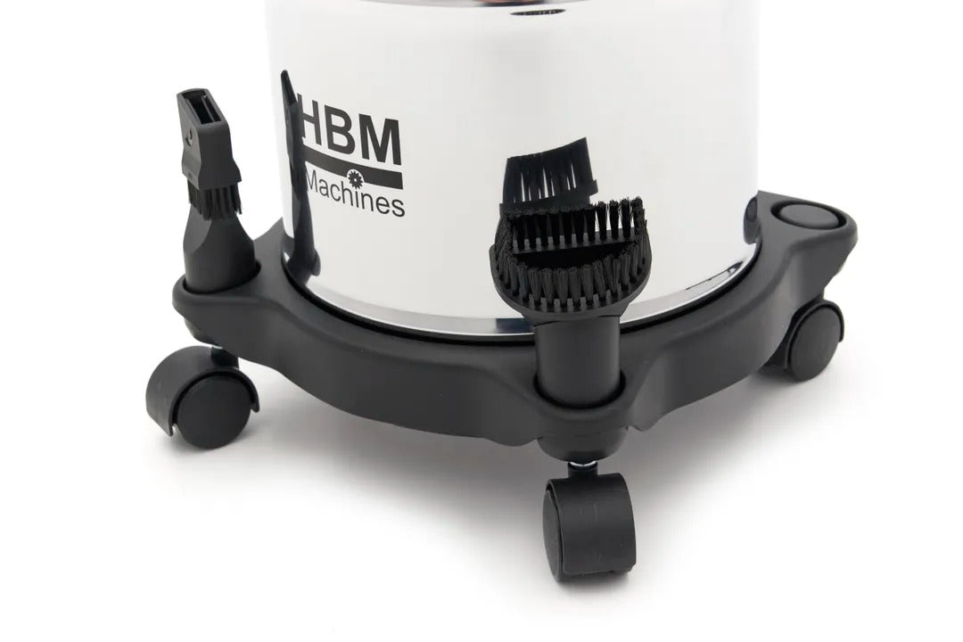 PROFESSZIONÁLIS NEDVES/SZÁRAZ PORSZÍVÓ 1000 W 15 L KOMPAKT ÉS CSENDES HBM