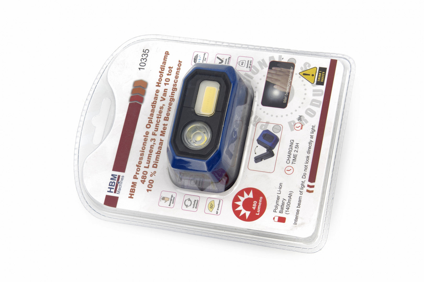 Fejlámpa 480 lumen HBM