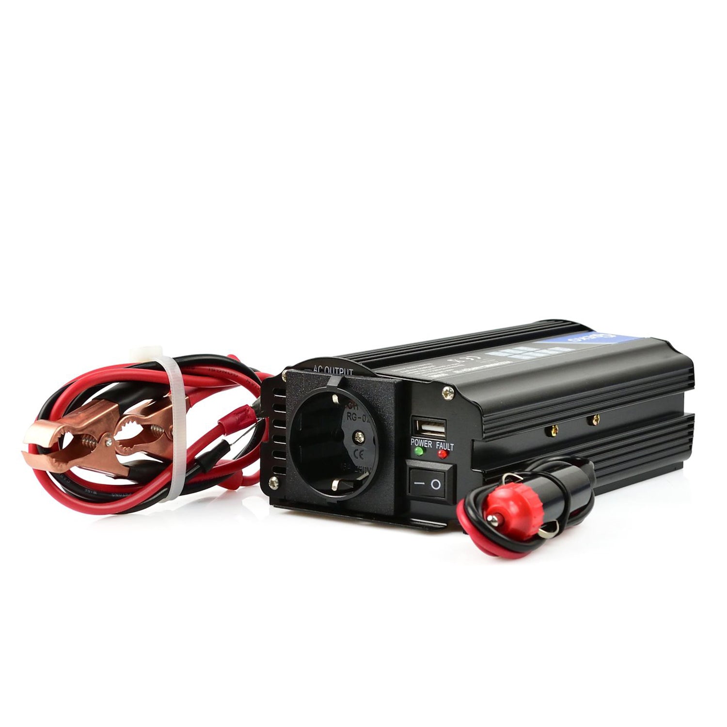 Feszültség átalakító - inverter 24 - 220 v 350/700 w
