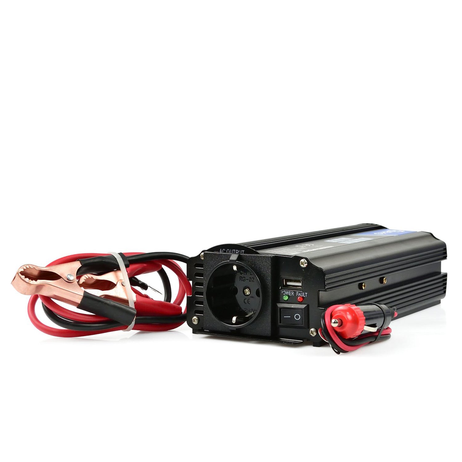Feszültség átalakító - inverter 24 - 220 v 500/1000 w