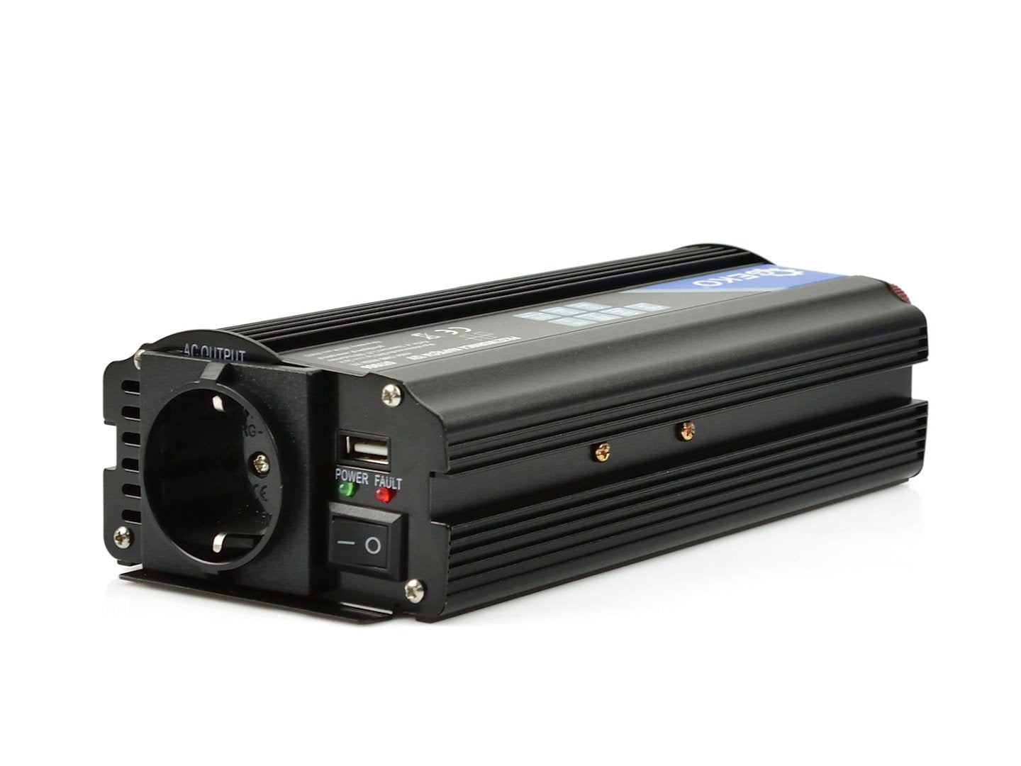 Feszültség átalakító - inverter 24 - 220 v 800/1600 w
