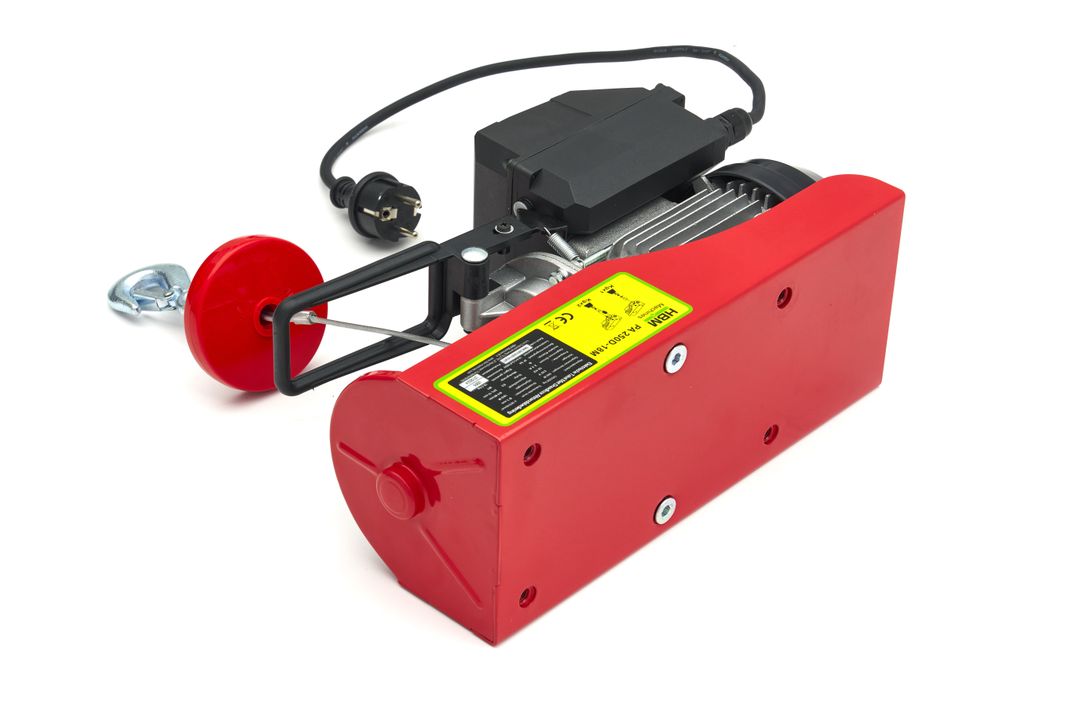 ELEKTROMOS CSÖRLŐ 250KG 18M 230V HBM