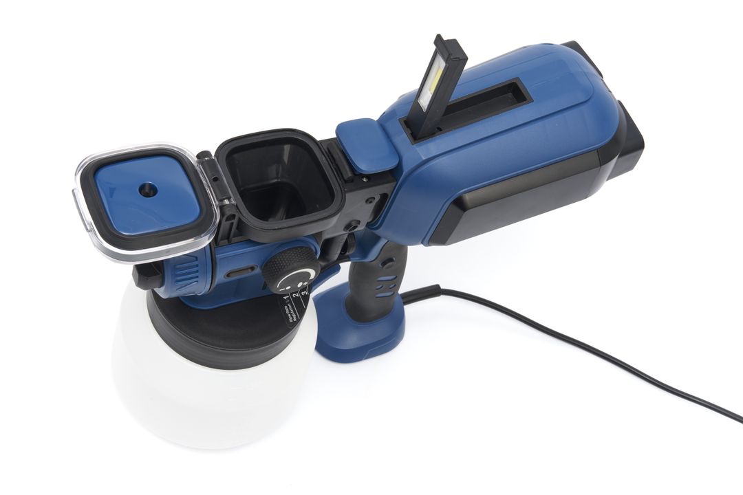 ELEKTROMOS FESTÉKSZÓRÓ PISZTOLY 550W 1500ML LED-DEL