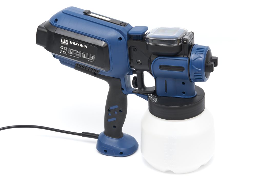 ELEKTROMOS FESTÉKSZÓRÓ PISZTOLY 550W 1500ML LED-DEL