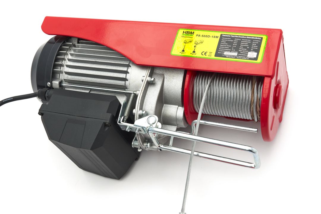 ELEKTROMOS CSÖRLŐ 500KG 18M 230V HBM