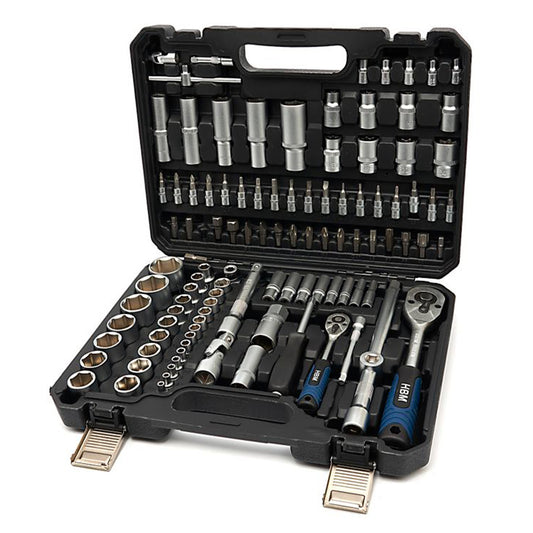 SZERSZÁMOS KÉSZLET 1/4" 1/2" 108 DB HBM MACHINES