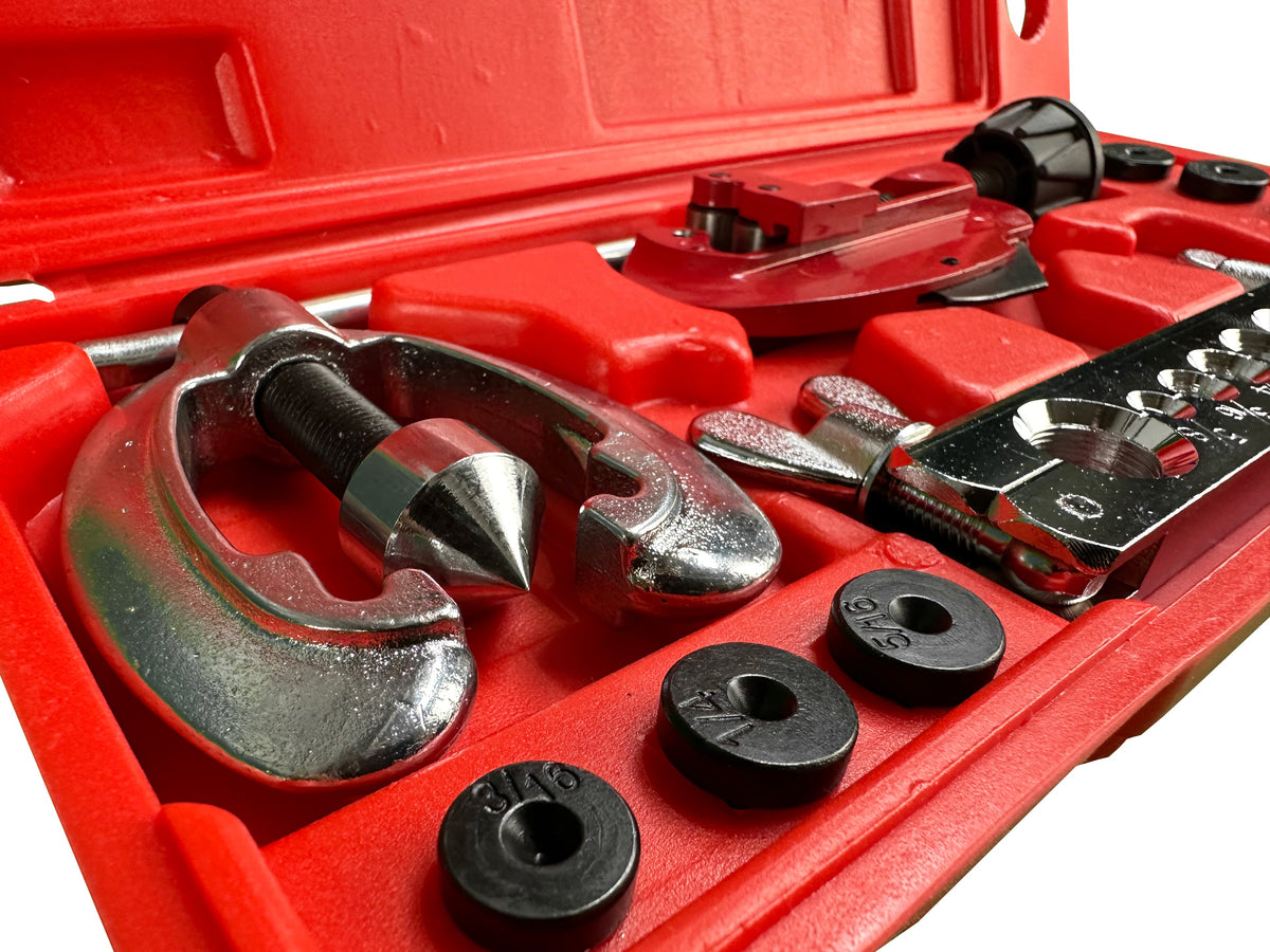 Fékcső peremező készlet vágóval GEBO TOOLS