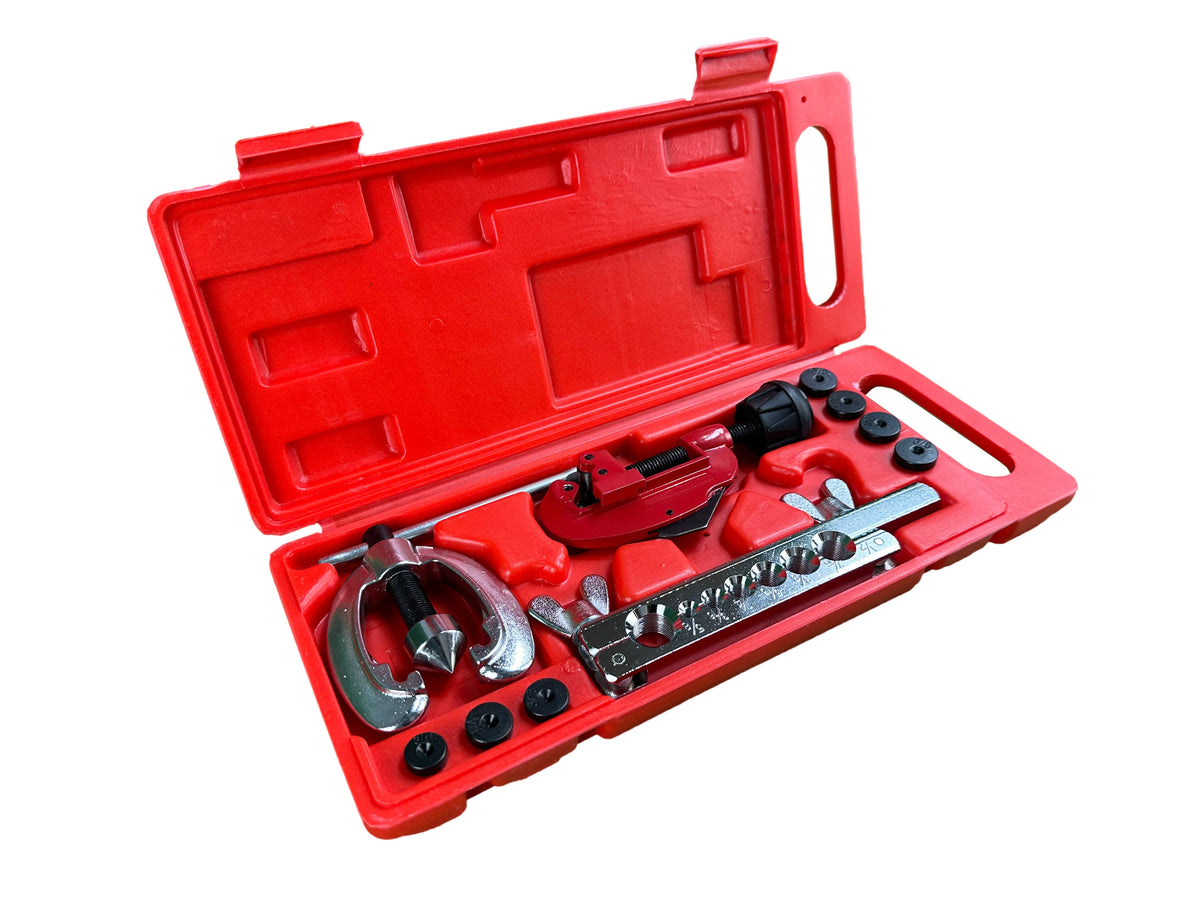 Fékcső peremező készlet vágóval GEBO TOOLS