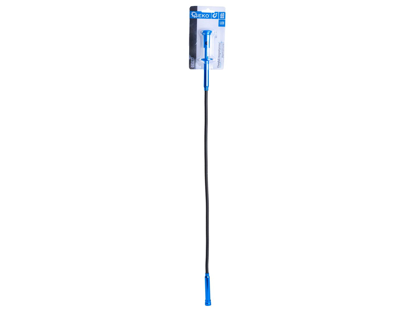 Félig rugalmas mágneses visszanyerő LEDdel és körmökkel 60 cm