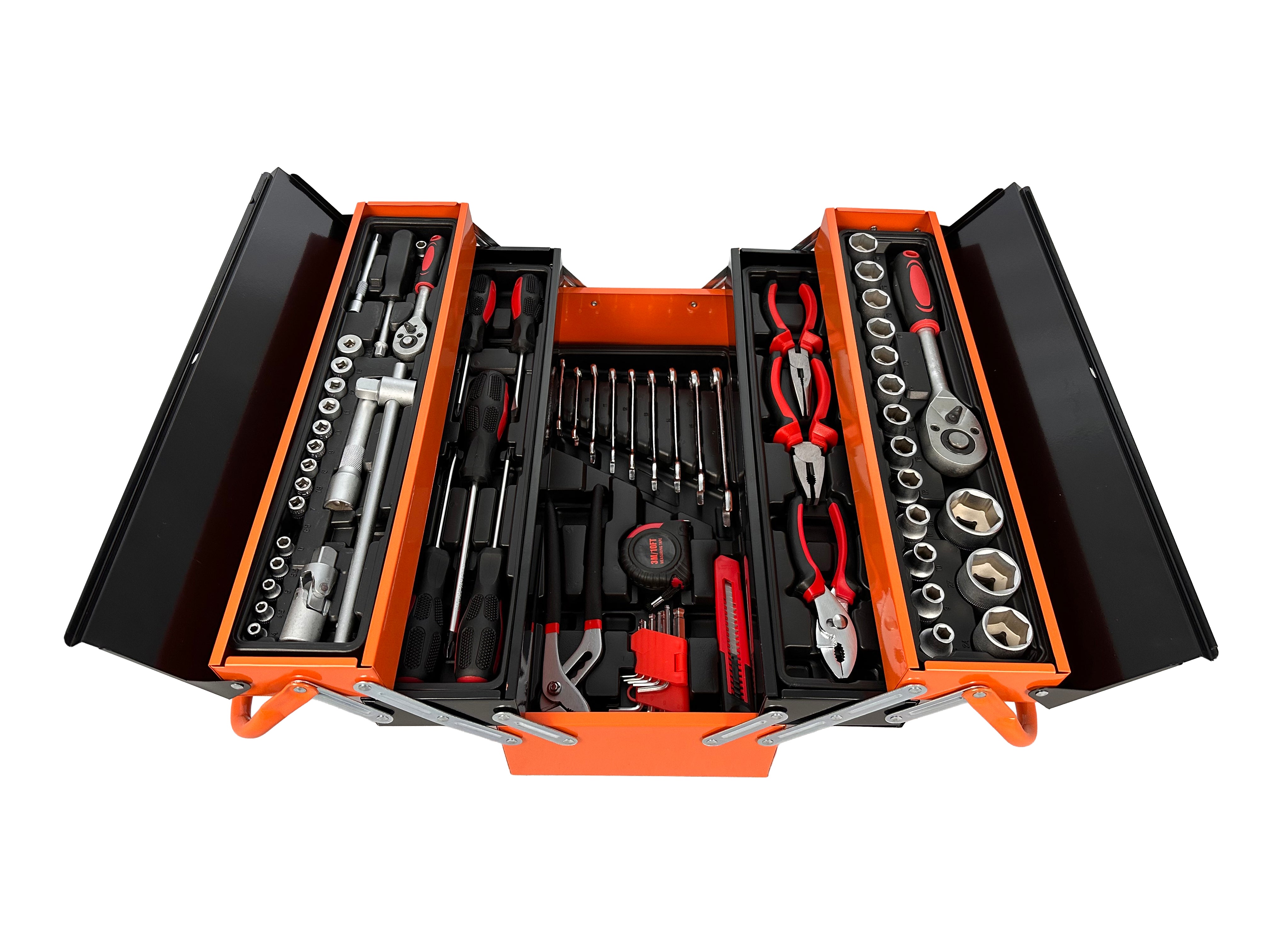 Fém felszerelt szerszámos láda 85 db GEBO TOOLS