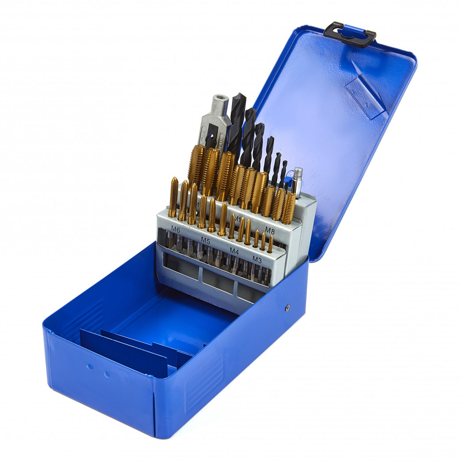 Fúró és menetfúró készlet m13-M12 29 db HBM