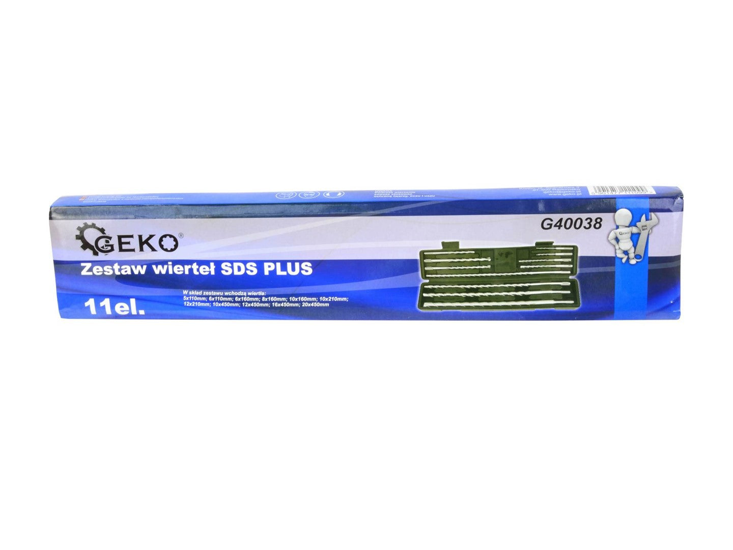 Fúrószár készlet betonhoz SDS PLUS 5-16 mm 11 db