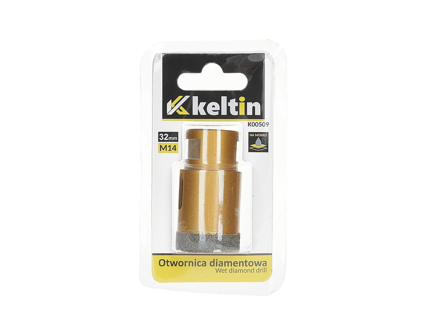 Gyémántozott lyukfúró 32 mm m14 KELTIN