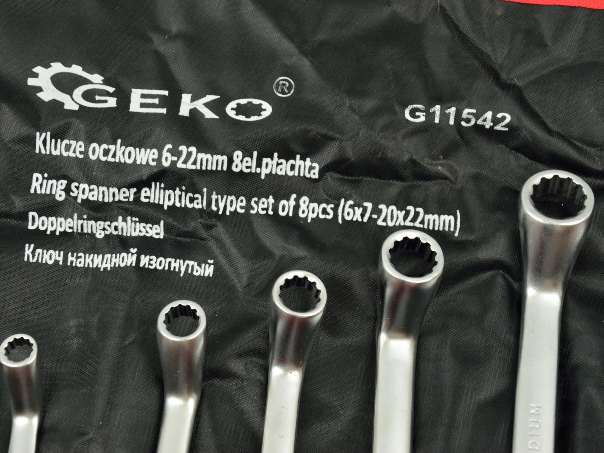 Hajlított csillagkulcs készlet 6 - 22 mm 8 db
