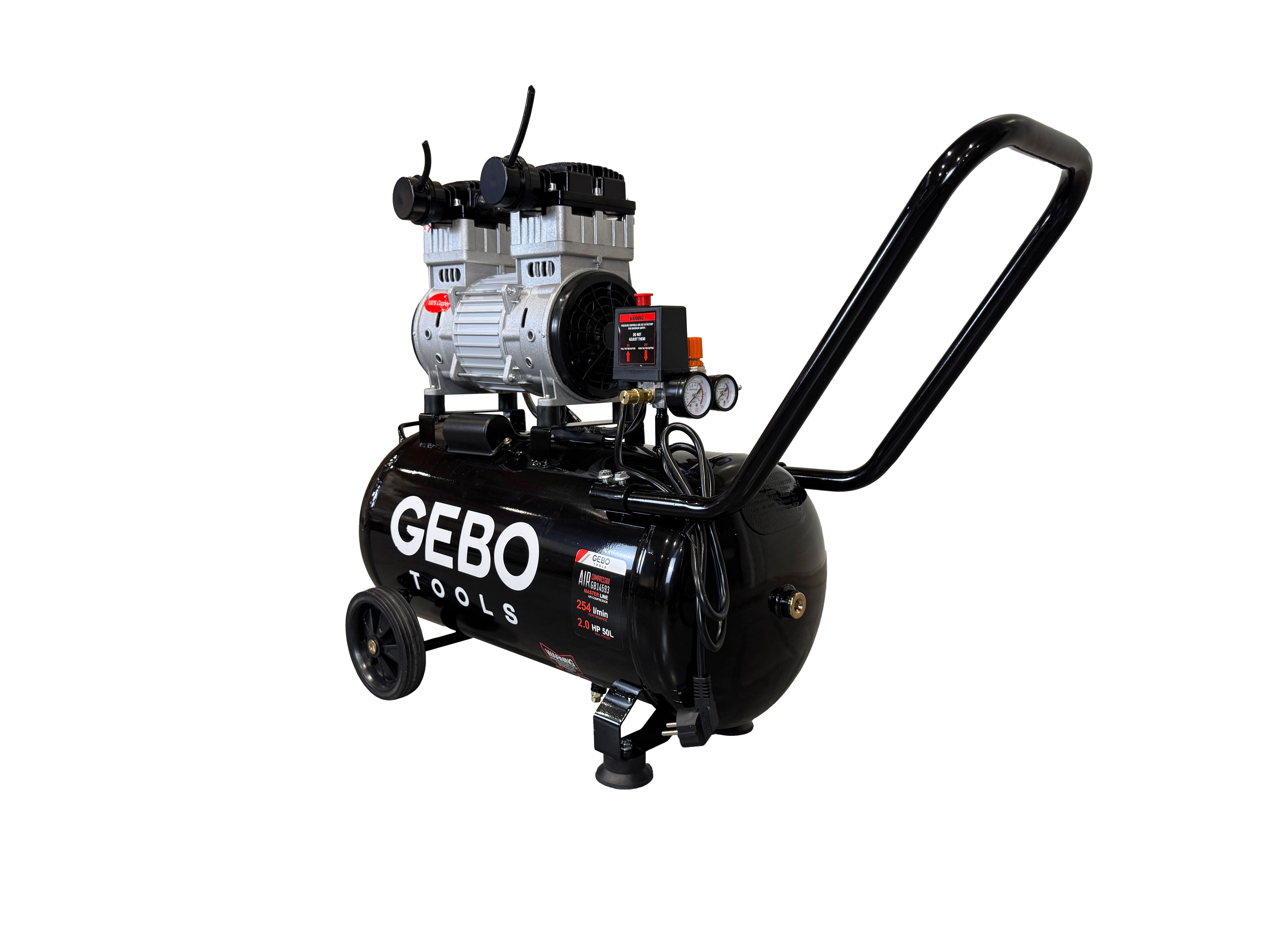 Halk kompresszor olajmentes 50 l 2 le GEBO TOOLS