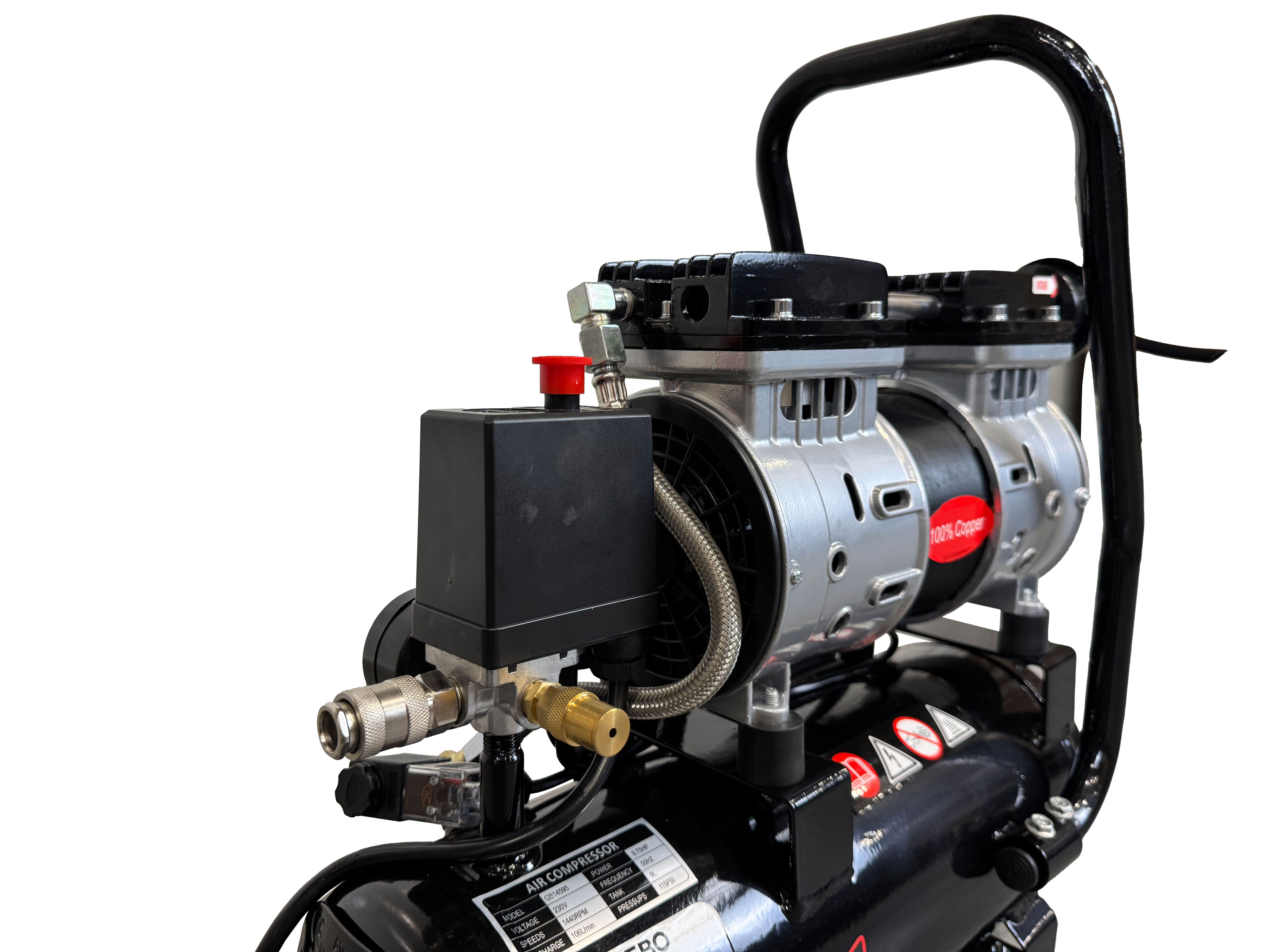 Halk kompresszor olajmentes 9 l GEBO TOOLS