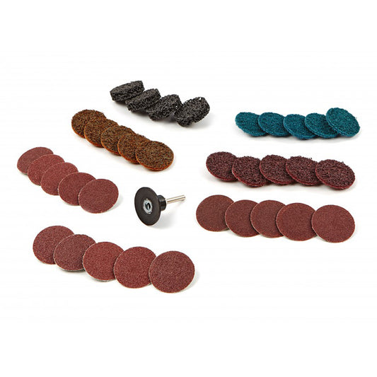 KORONG KÉSZLET CSISZOLÁSHOZ POLÍROZÁSHOZ ÉS TISZTÍTÁSHOZ 50MM 35 DB HBM