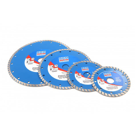 GYÉMÁNTOZOTT VÁGÓKORONG 125MM TURBO HBM