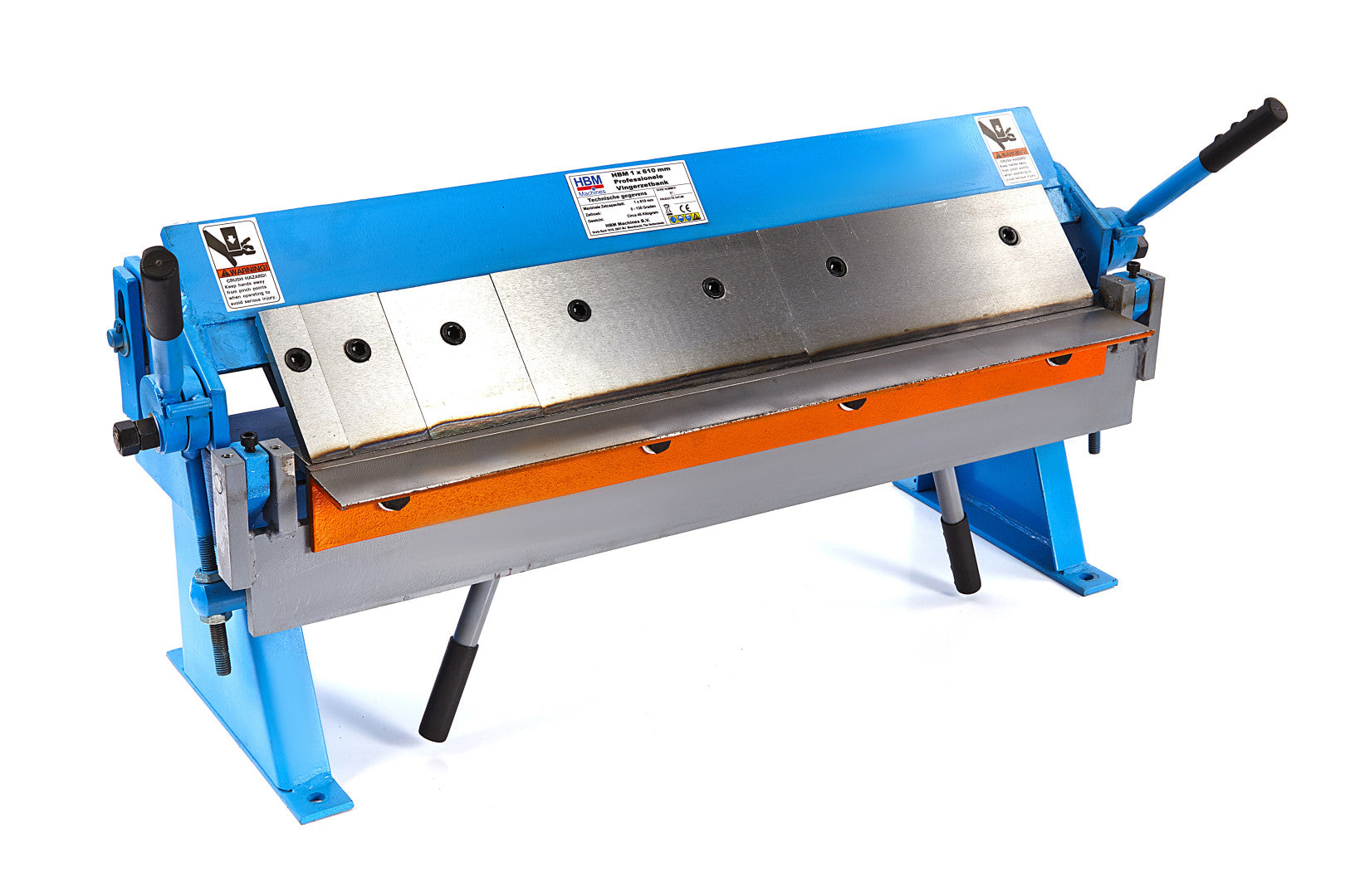 KÉZI SZEGMENTÁLT LEMEZHAJLÍTÓ GÉP 610 X 1MM