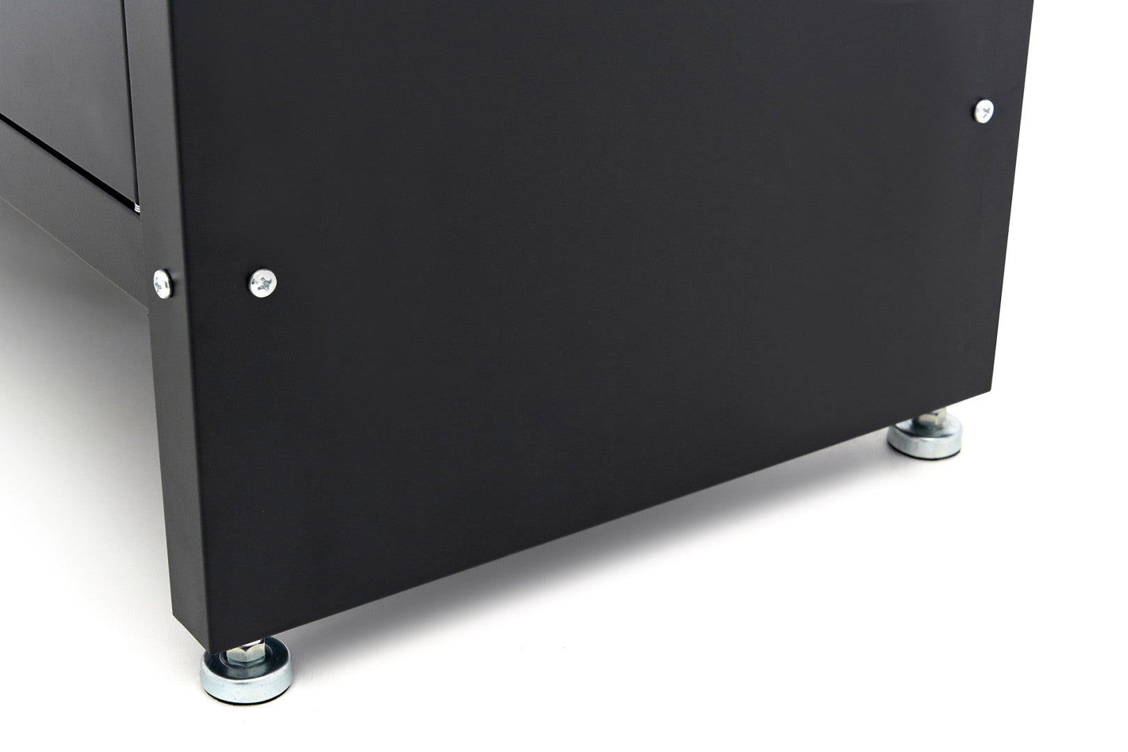 FÉM MUNKAPAD - MUNKAASZTAL 120 CM 5 TÁROLÓVAL 1 AJTÓ KEMÉNY FA MUNKALAPPAL HBM