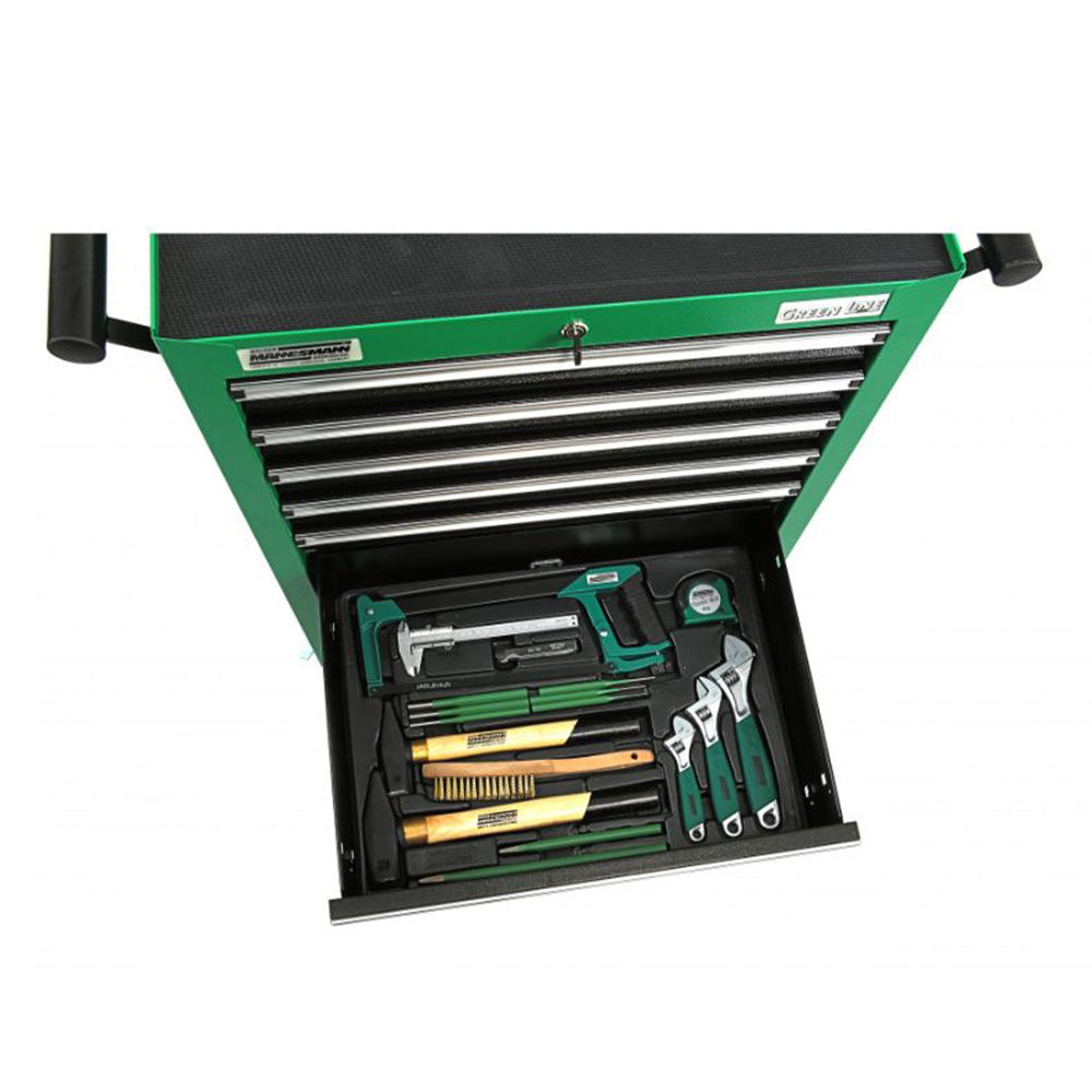 FELSZERELT SZERSZÁMOS SZEKRÉNY 7 FIÓK 321 DB MANNESMANN