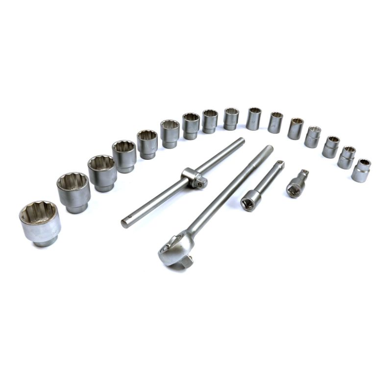 DUGÓKULCS KÉSZLET 3/4" 21 DB