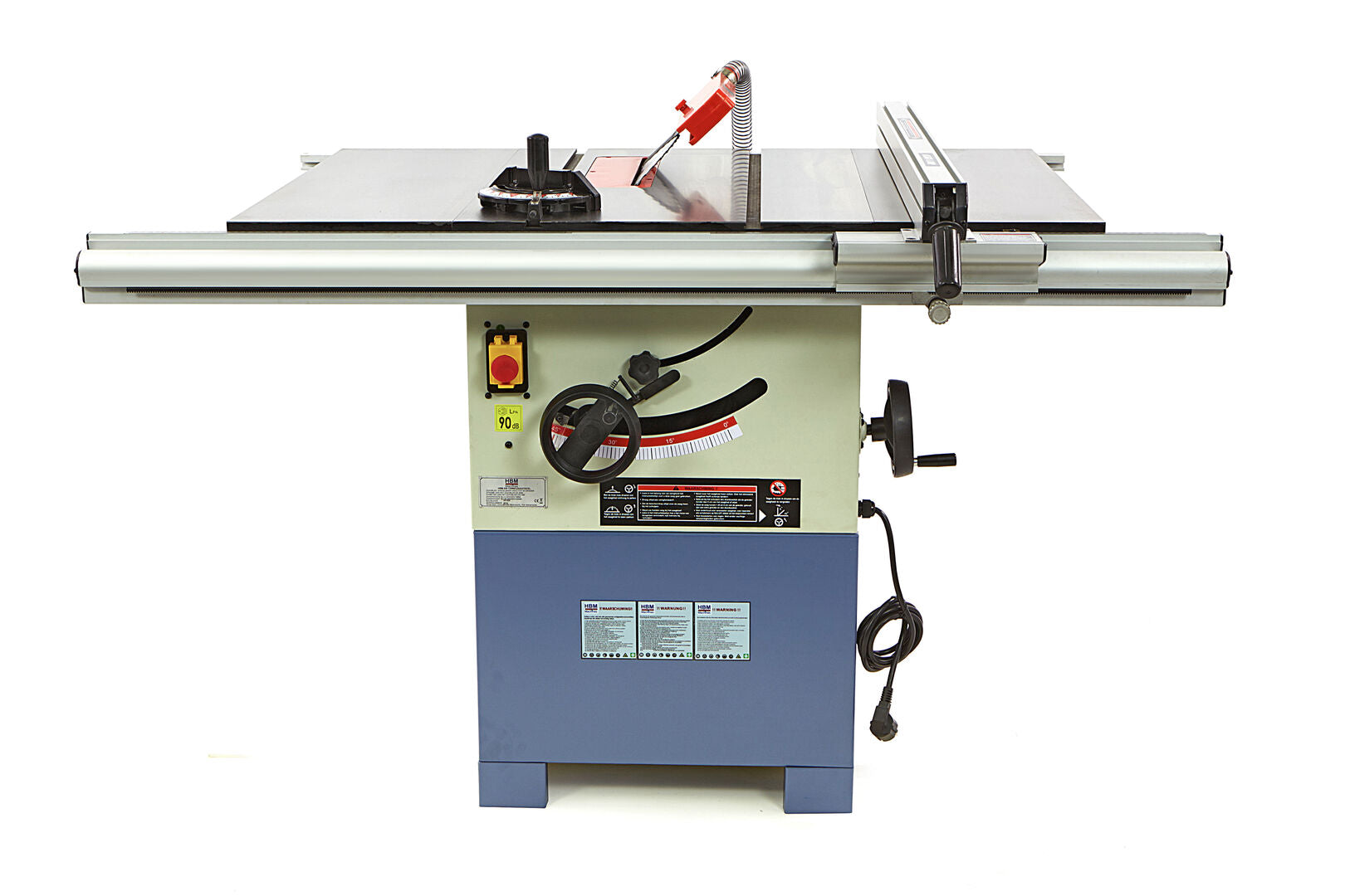 ÁLLÍTHATÓ KÖRFŰRÉSZ ASZTALLAL HBM 600 230V