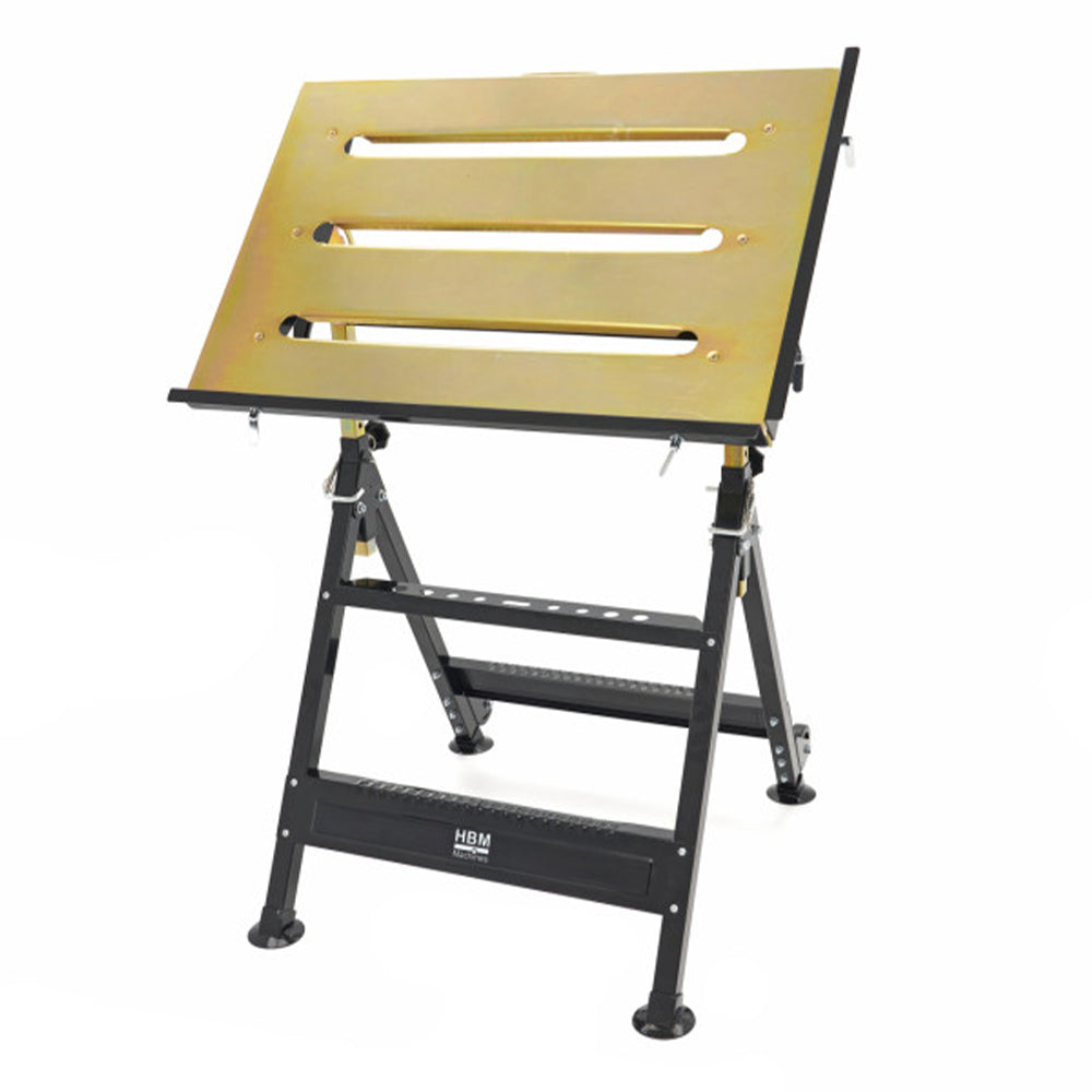 HBM ÖSSZECSUKHATÓ HEGESZTŐASZTAL ÁLLÍTHATÓ MAGASSÁGGAL