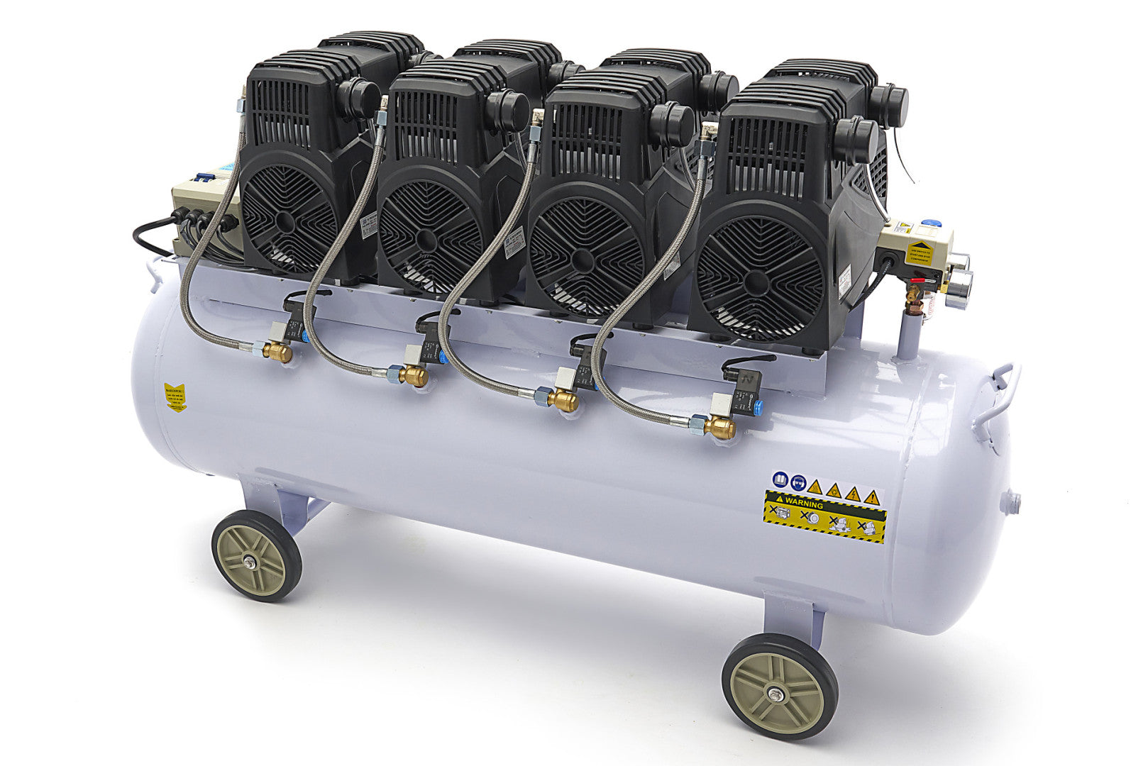 OLAJ NÉLKÜLI HALK KOMPRESSZOR 200L 8LE HBM