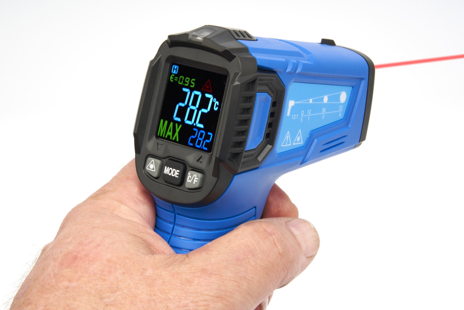 INFRAVÖRÖS HŐMÉRŐ -50 / +380 FOK 2 TÍPUS