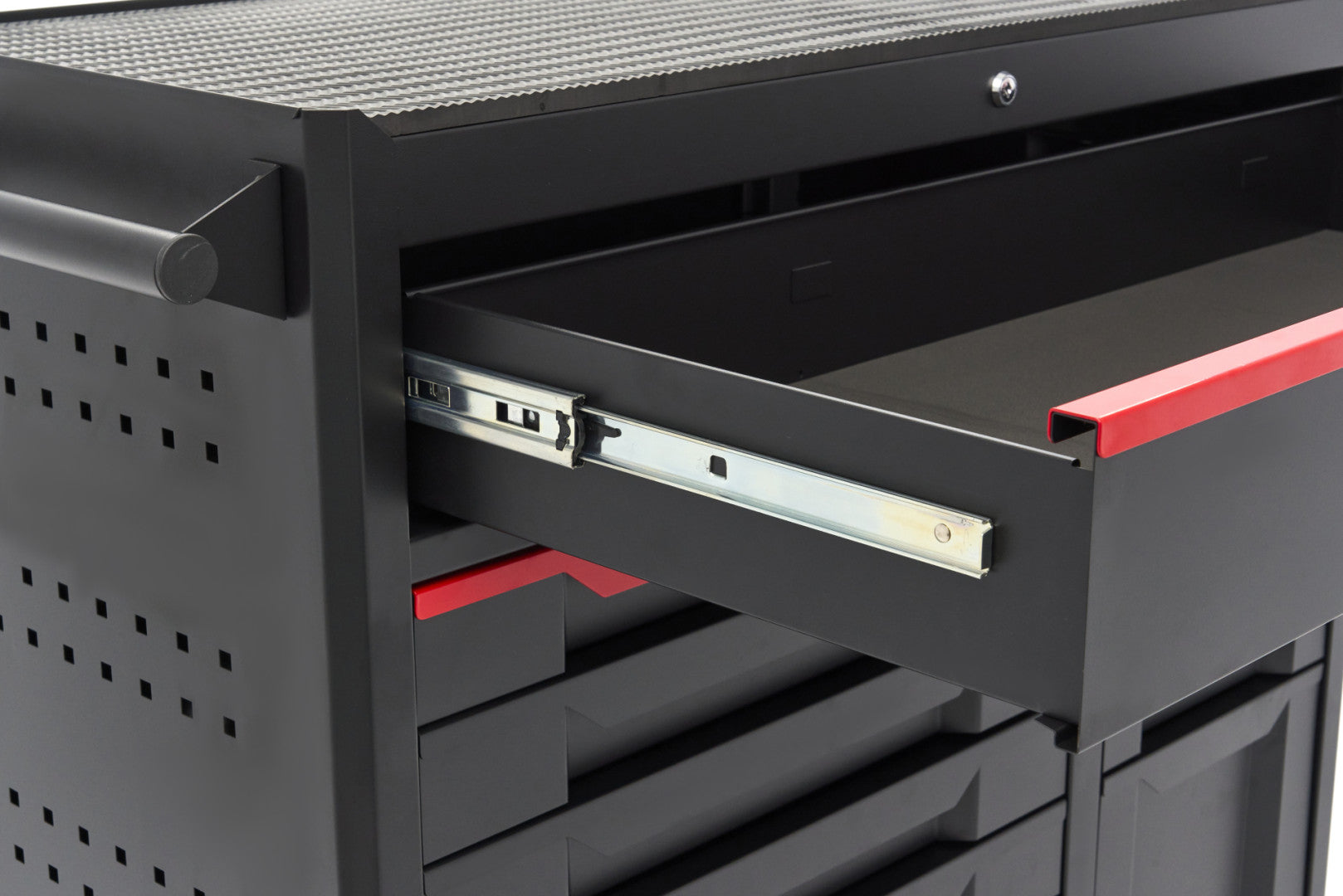 ÜRES FÉM SZERSZÁMOS KOCSI - SZERSZÁMOS SZEKRÉNY 12 FIÓK 106CM HBM