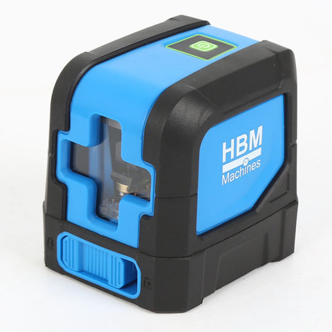LÉZERES VÍZMÉRTÉK HBM ZÖLD LÉZER 2 VONAL ÖNVEZETŐ 30-40 M PRECIZIÓS 3MM/10M