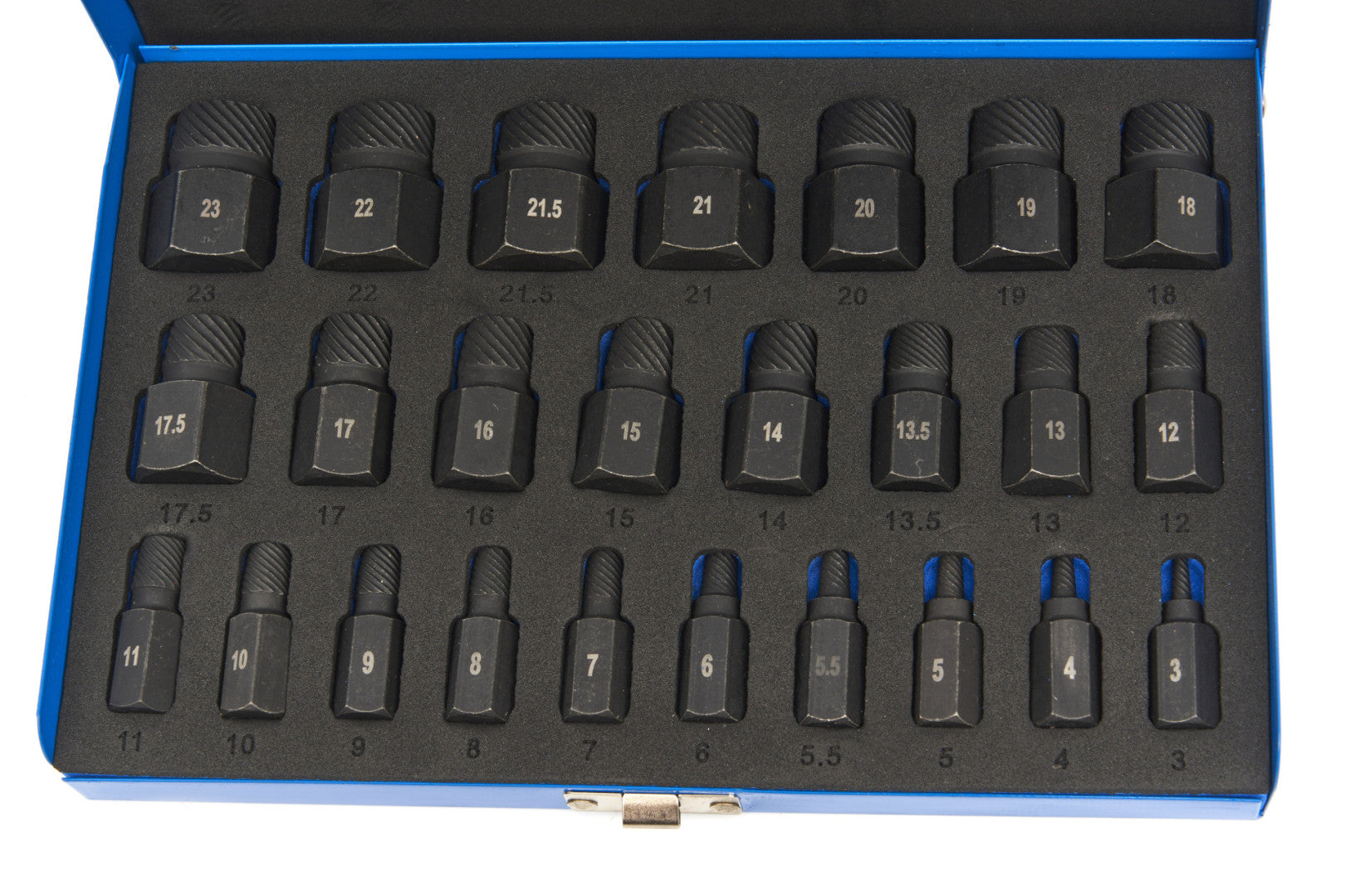 SÉRÜLT CSAVAR KISZEDŐ KÉSZLET 25 DB HBM