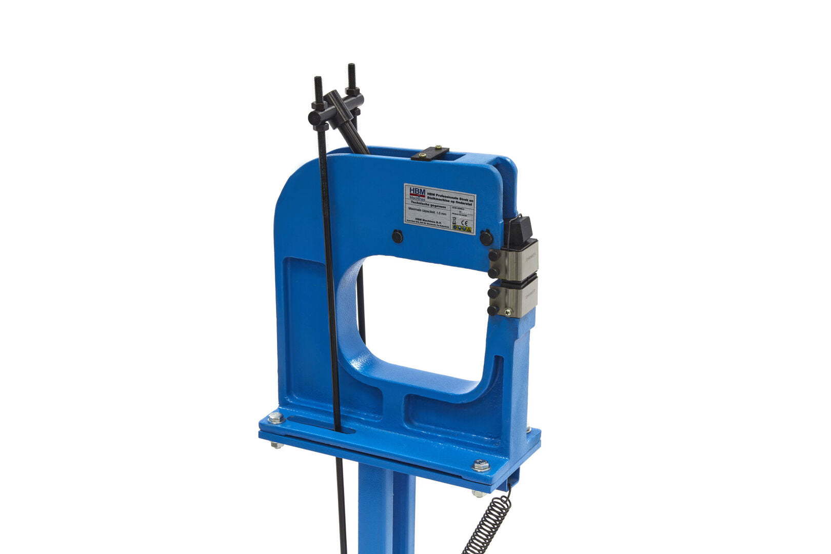 LEMEZNYÚJTÓ ÉS TÖMÖRÍTŐ GÉP ÁLLVÁNNYAL HBM