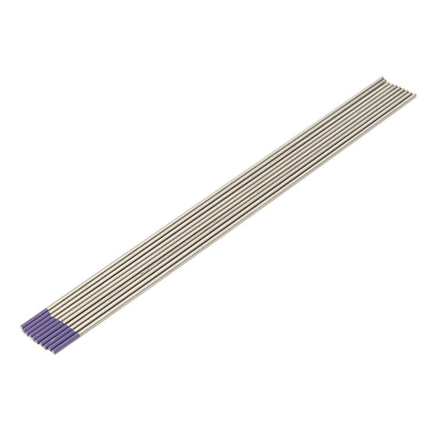 TUNGSTEN VIOLET HEGESZTŐ ELEKTRÓDA KÉSZLET 10 DB TIG 2.4MM HBM MACHINES