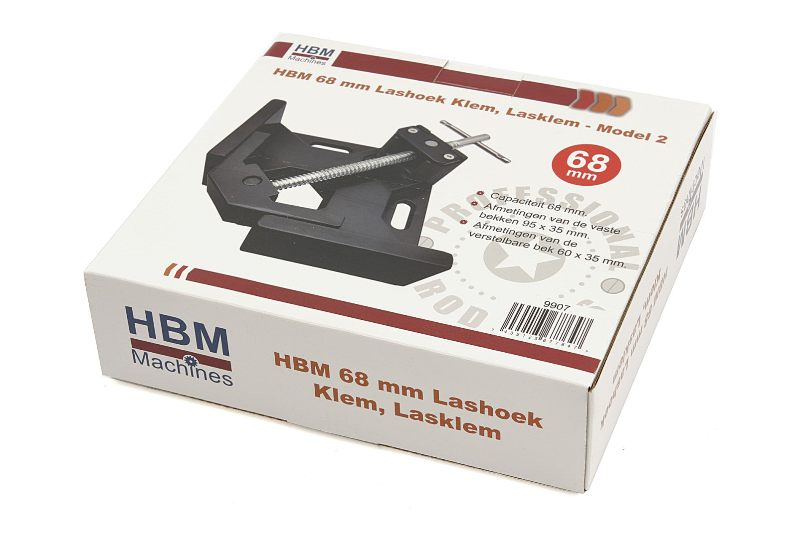 Hegesztő sarokszorító 68 mm 90 fok premium, HBM MACHINES hollandia