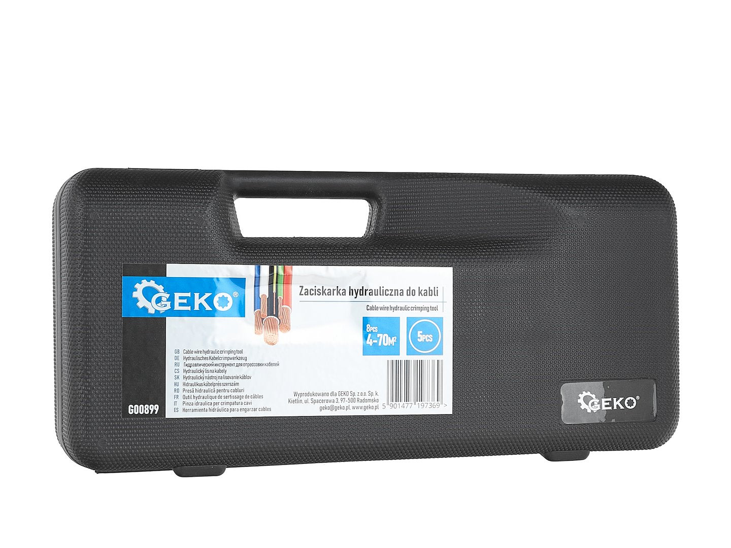 Hidraulikus krimpelő fogó 4-70mm2 6 t GEKO