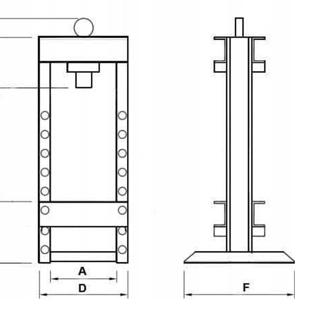 Hidraulikus prés 10T BAUG
