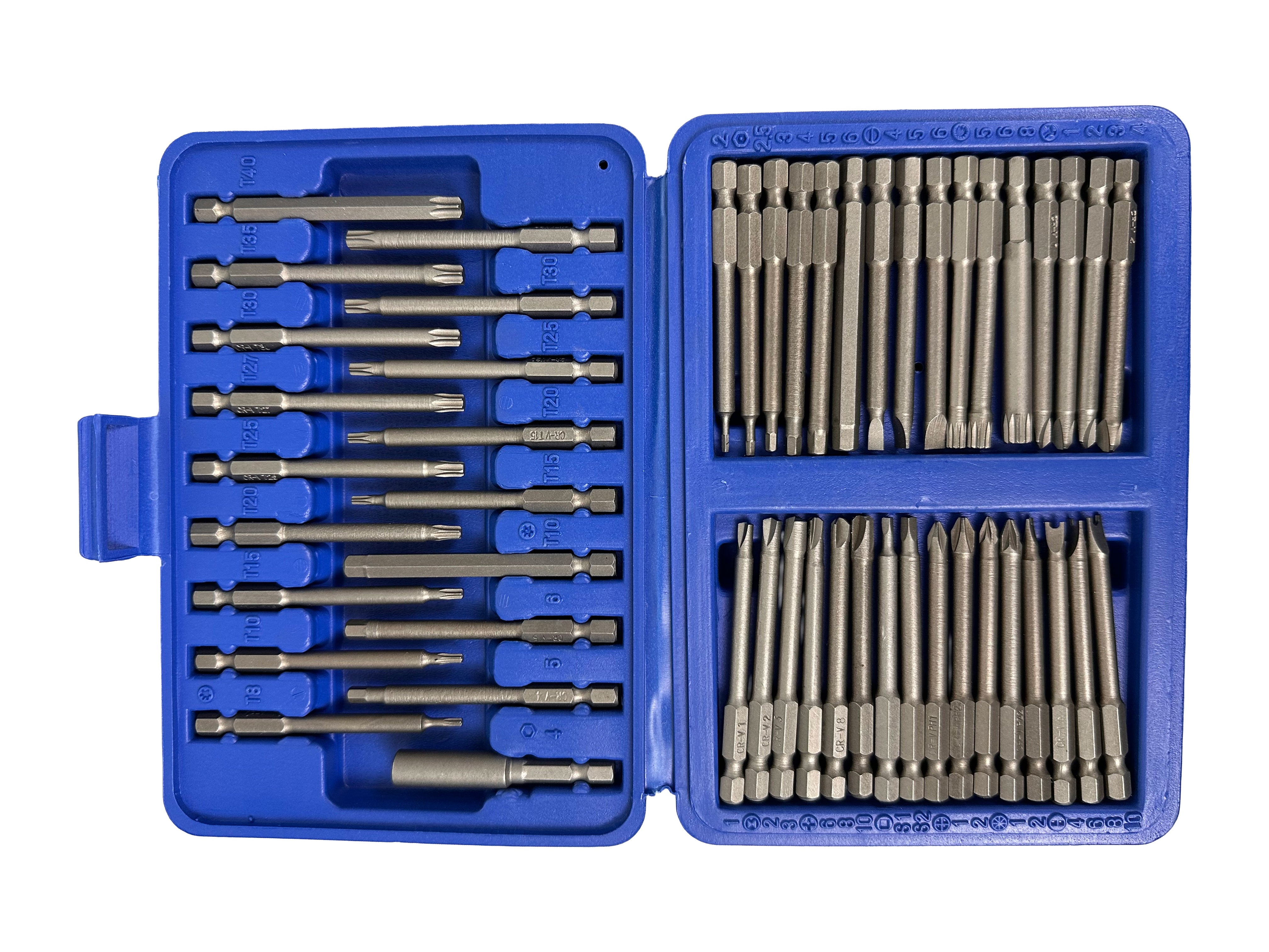 Hosszú bit készlet fúrógéphez 50 db GEBO TOOLS