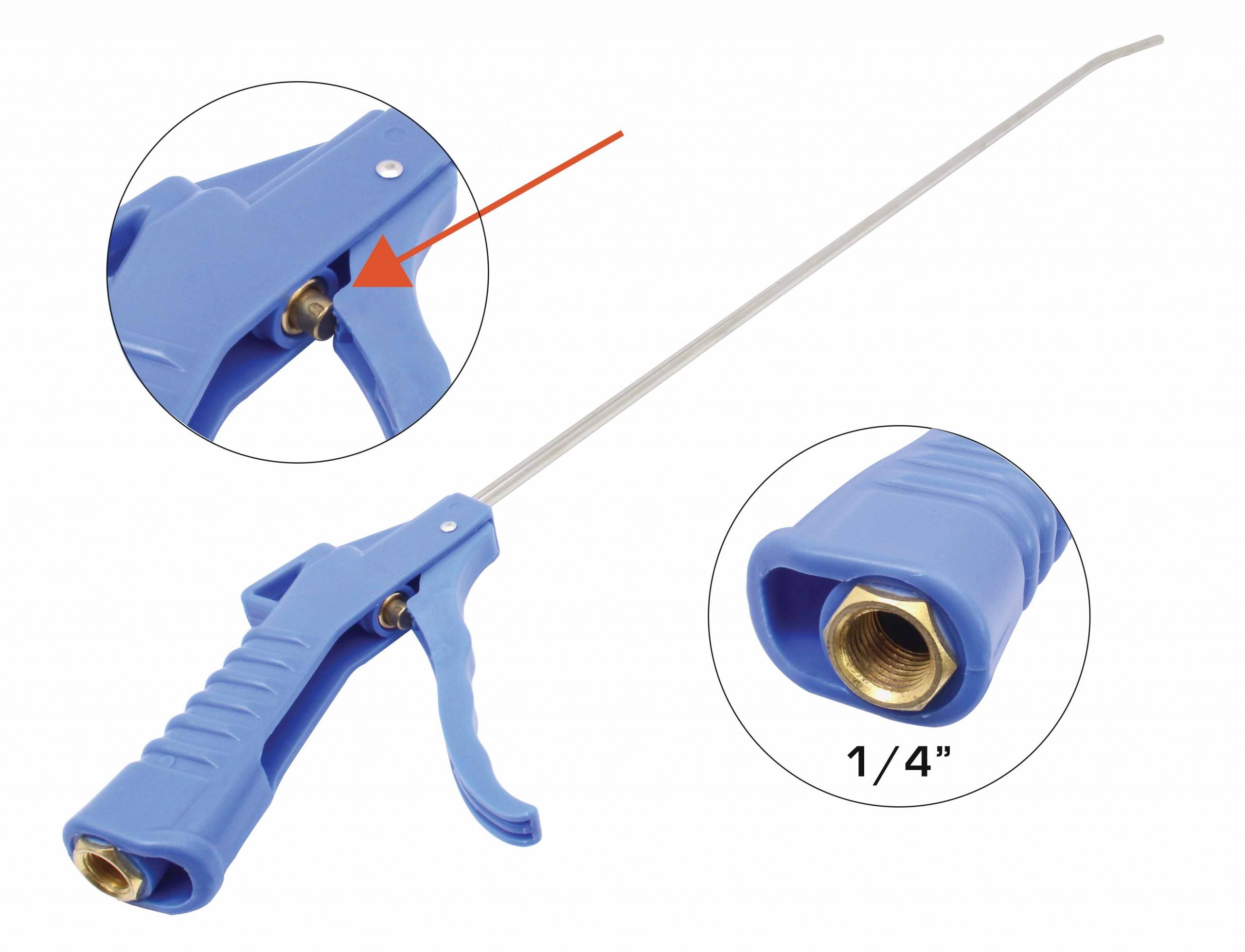 Hosszú levegős fúvópisztoly – 508mm SATRA