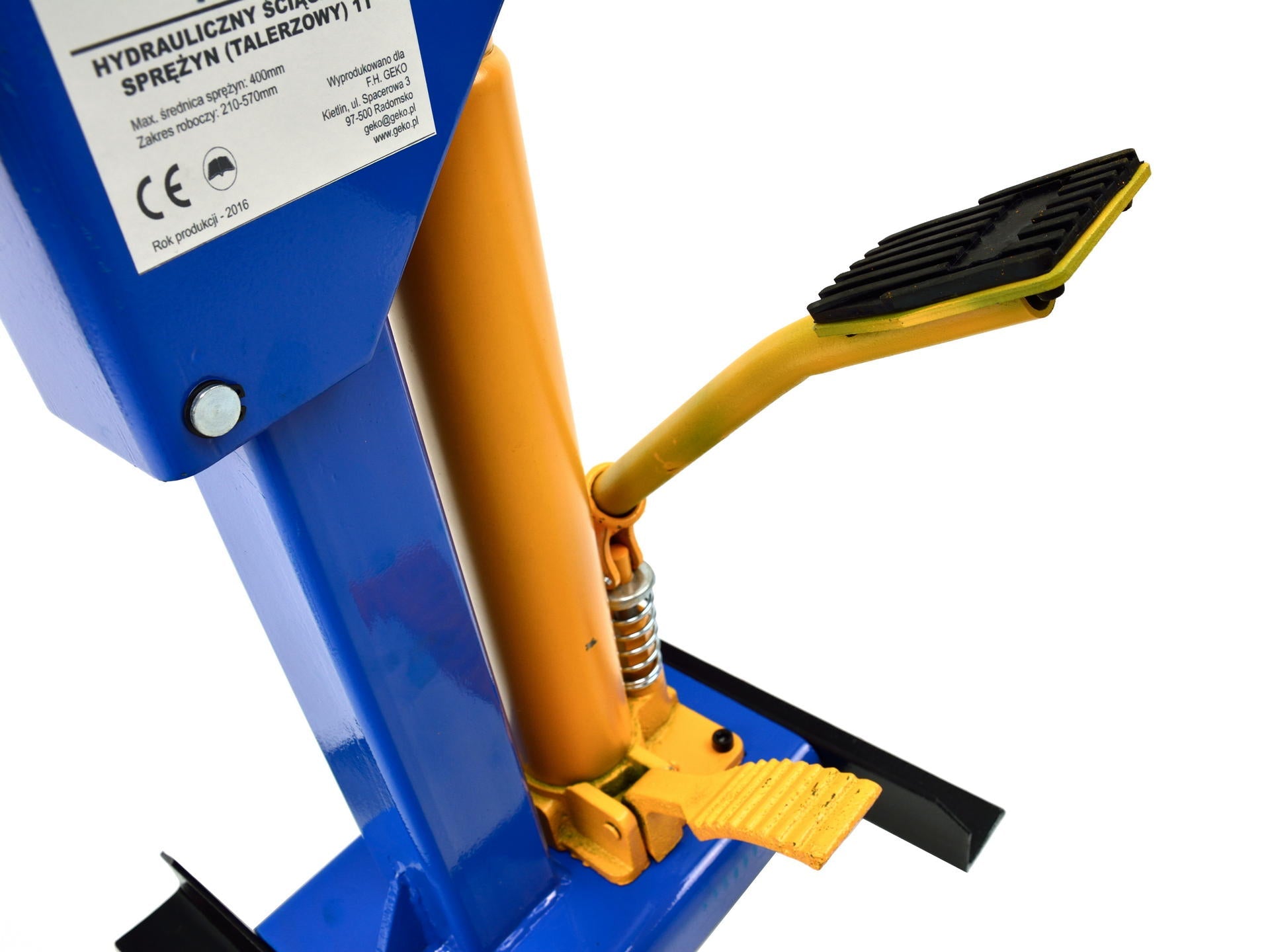 HIDRAULIKUS ÁLLÓ RUGÓÖSSZEHÚZÓ - 1 T