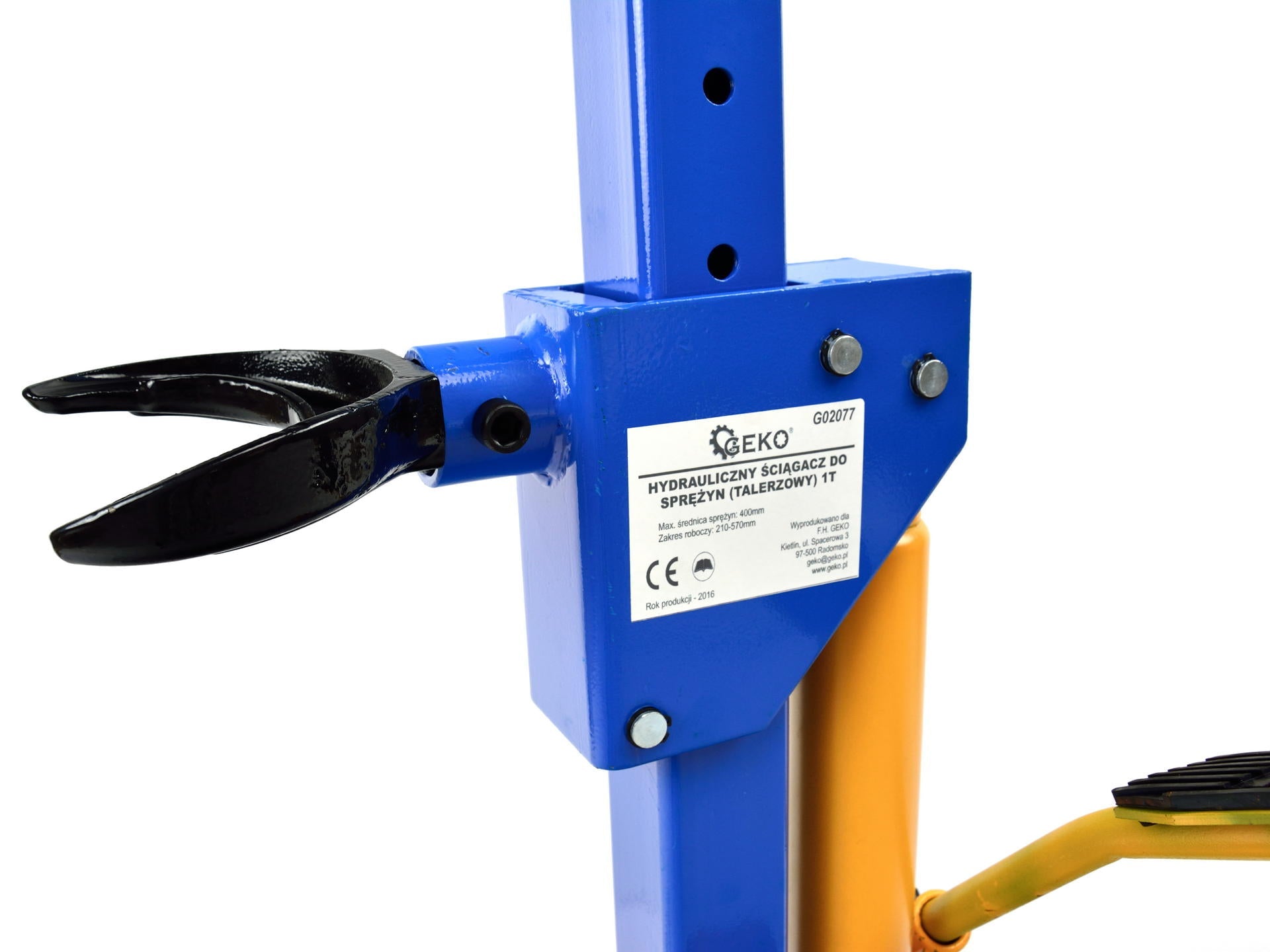 HIDRAULIKUS ÁLLÓ RUGÓÖSSZEHÚZÓ - 1 T