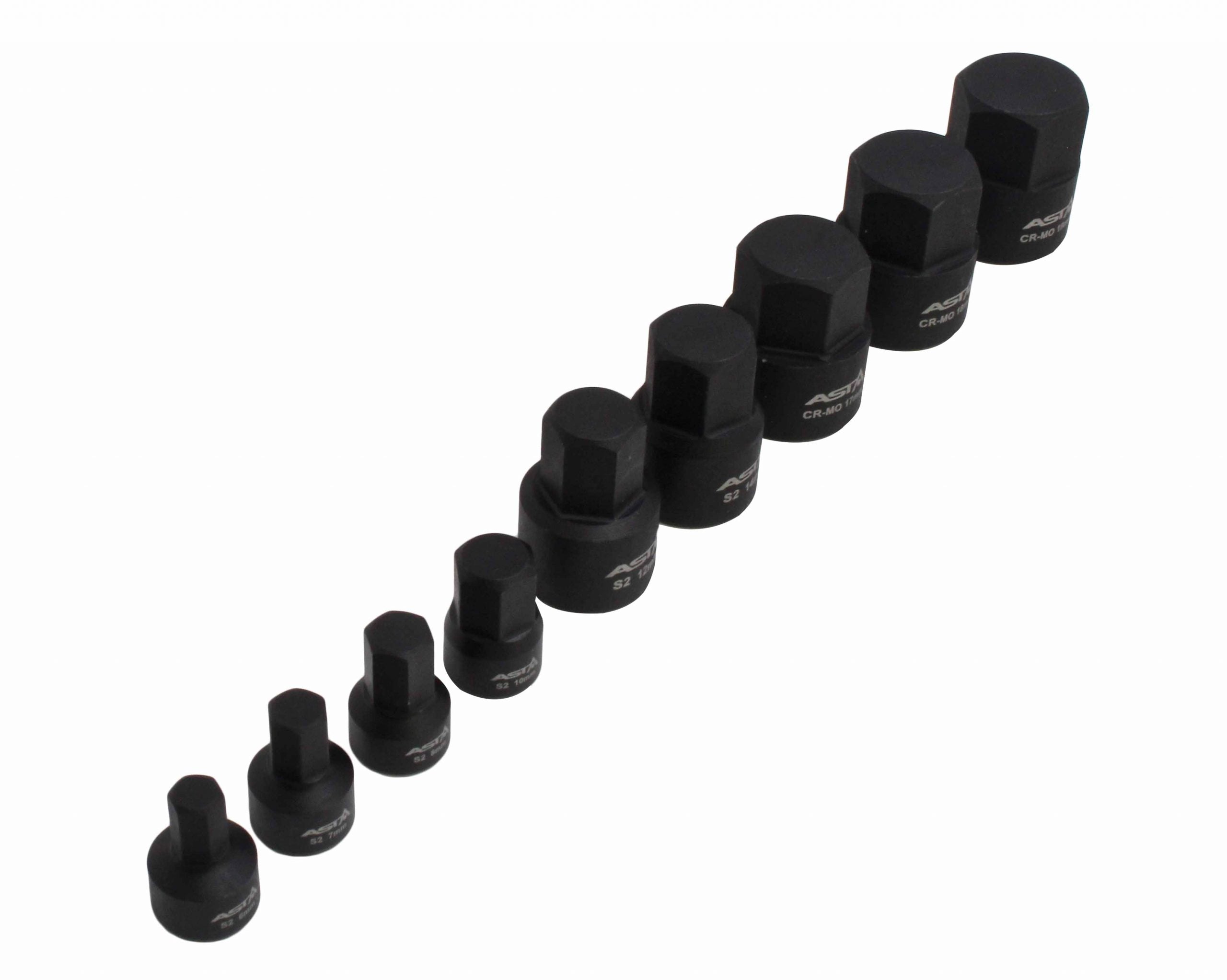 Imbusz dugókulcs készlet 1/4 - 3/8 6-19mm 9 db