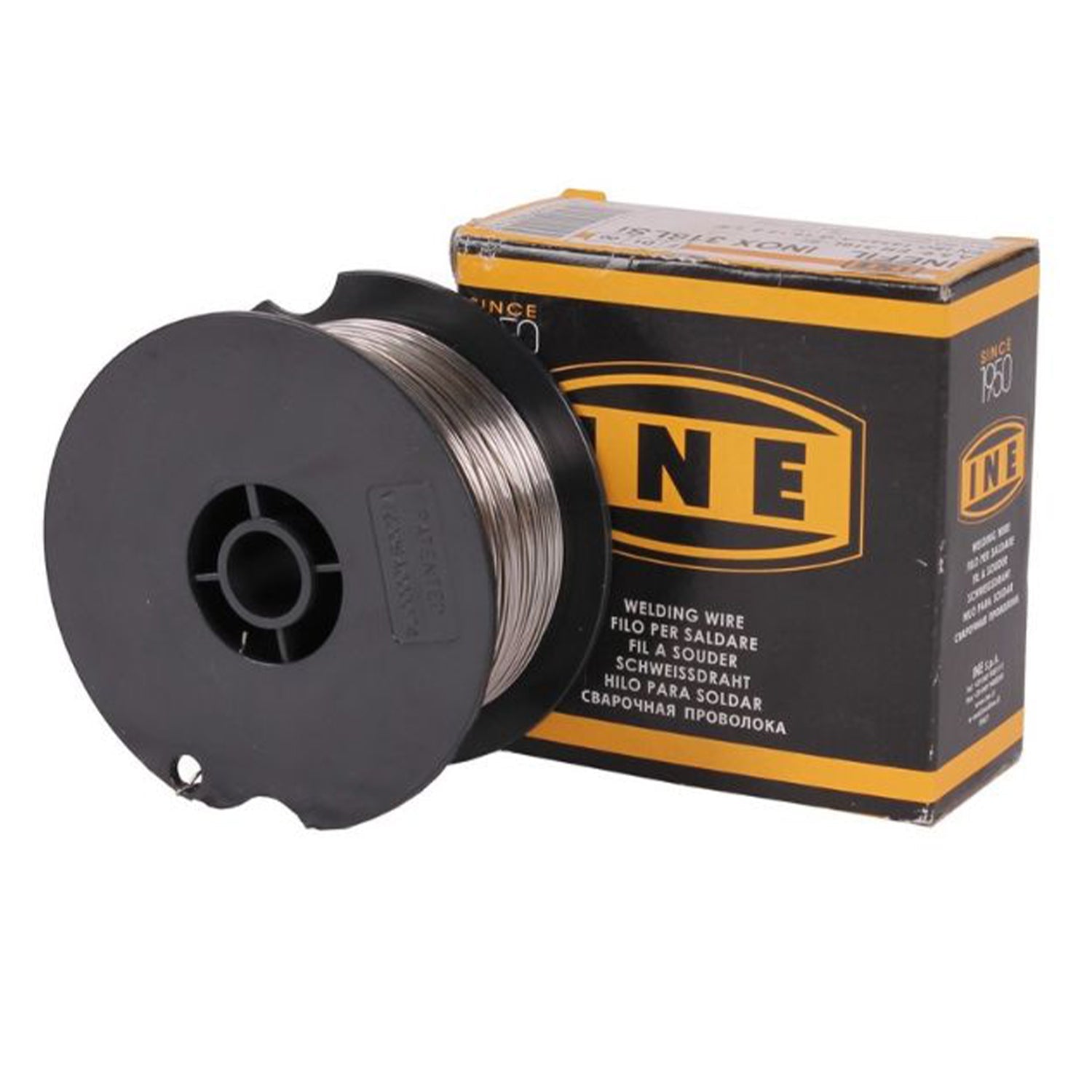 HEGESZTŐ DRÓT - HUZAL MIG ACÉL FLUXXAL D100 0.8MM 0.9KG